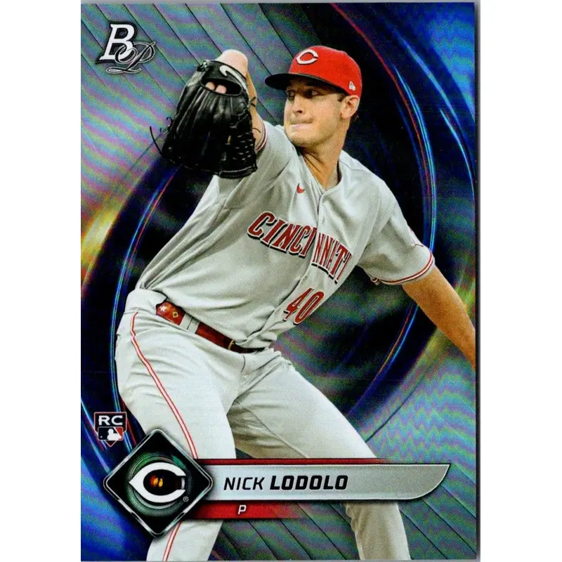 2022 Bowman Platinum Nick Lodolo #39 Rookie