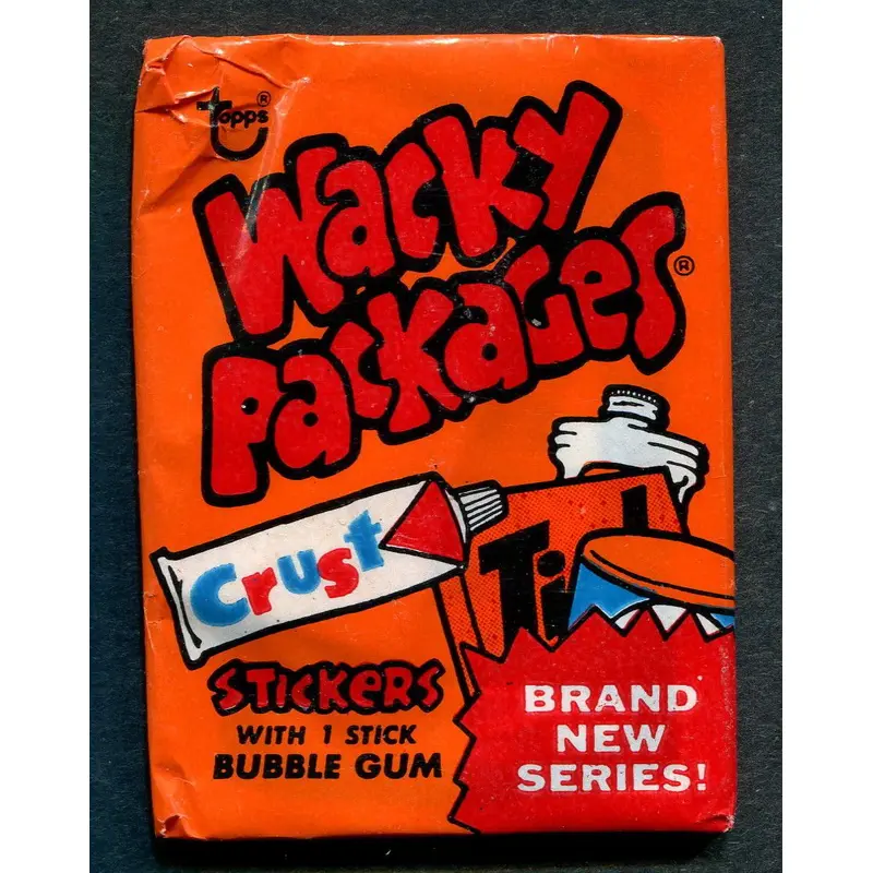 1974 Topps Wacky Packages Unopened Series 8 Wax Pack