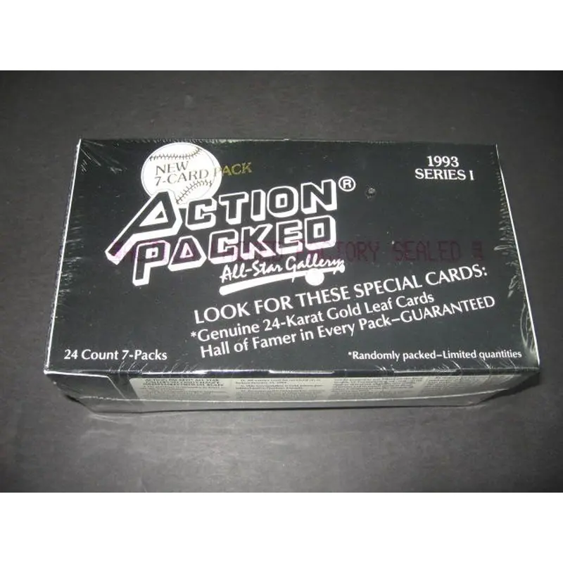 1993 Action Packed All Star Gallery Baseball Series 1 Box