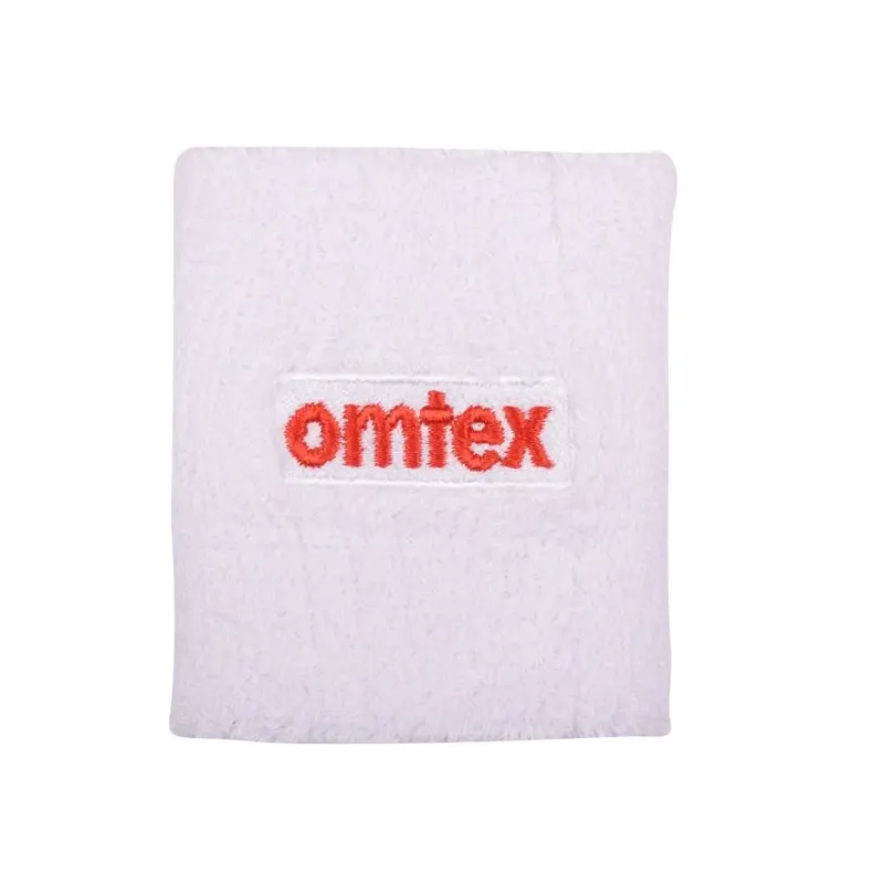 Omtex Wrist Sweat Band White (3 inch) | Kibi Sports