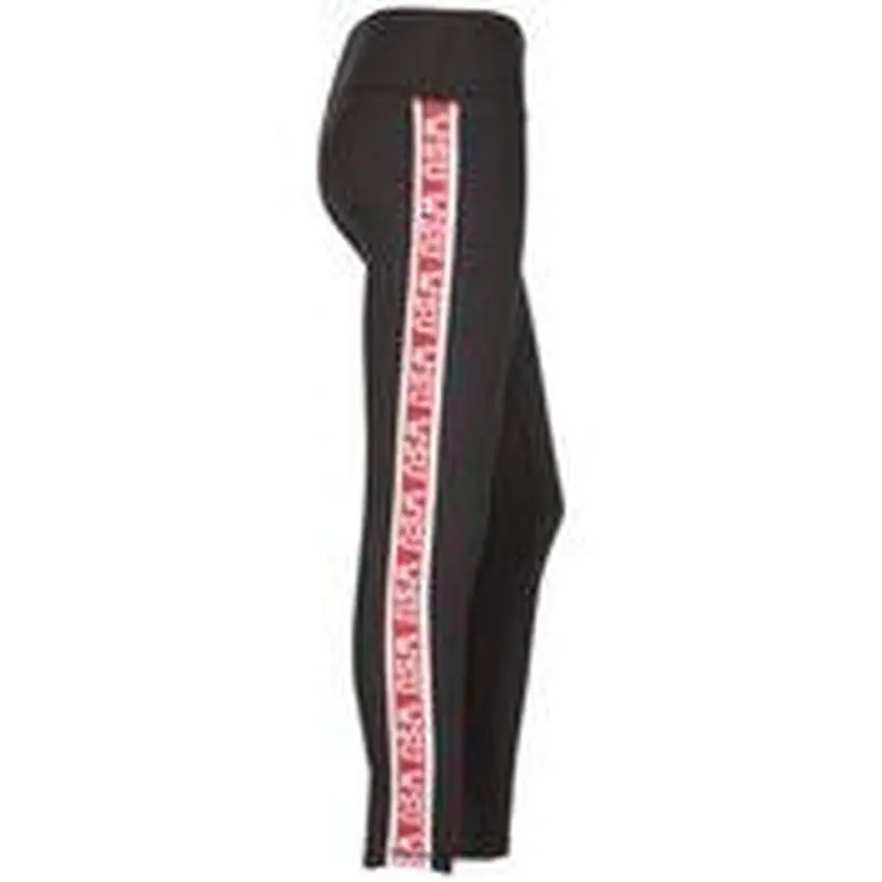 Black WSU Crimson Side Stripe Leggings