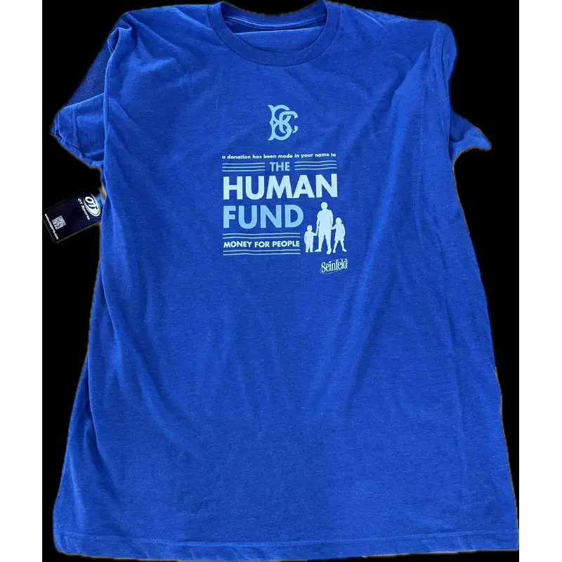 BROOKLYN CYCLONES SEINFELD NIGHT HUMAN FUND TEE