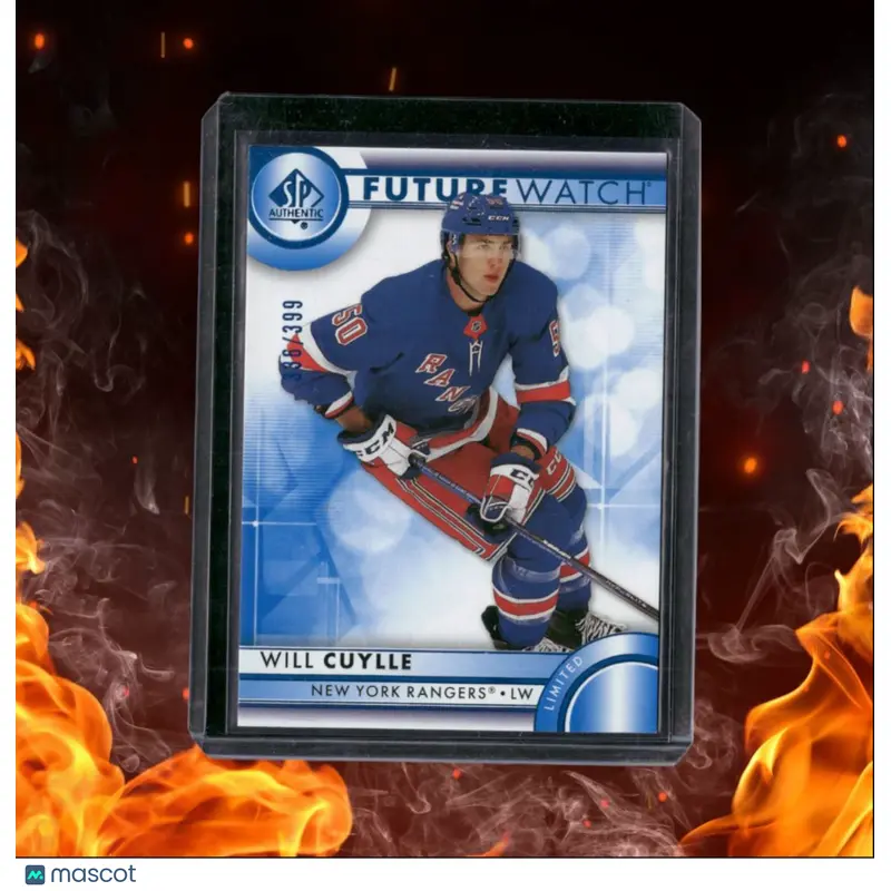 2023-24 SP Authentic Will Cuylle Future Watch Limited Blue Rookie 336/399 #104