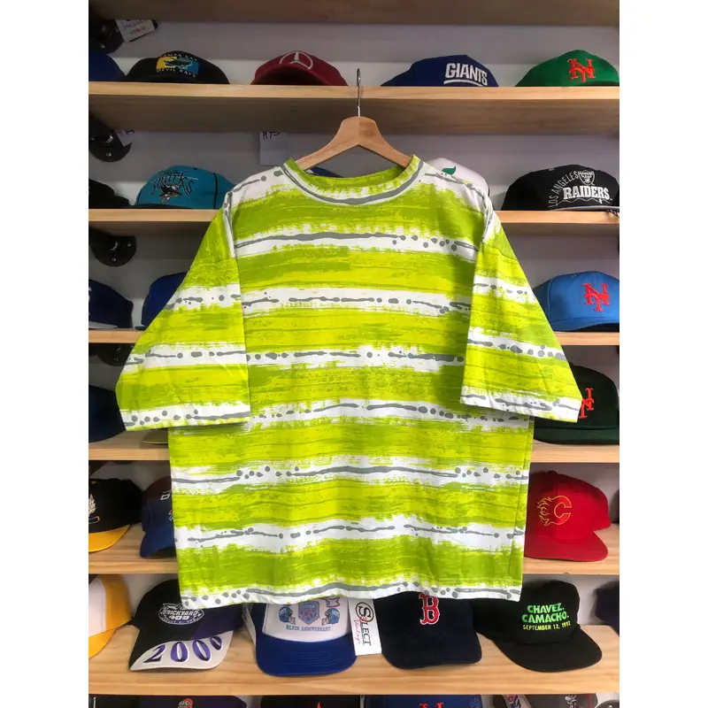 Vintage Ocean Pacific All Over Print Style Tee Size Large