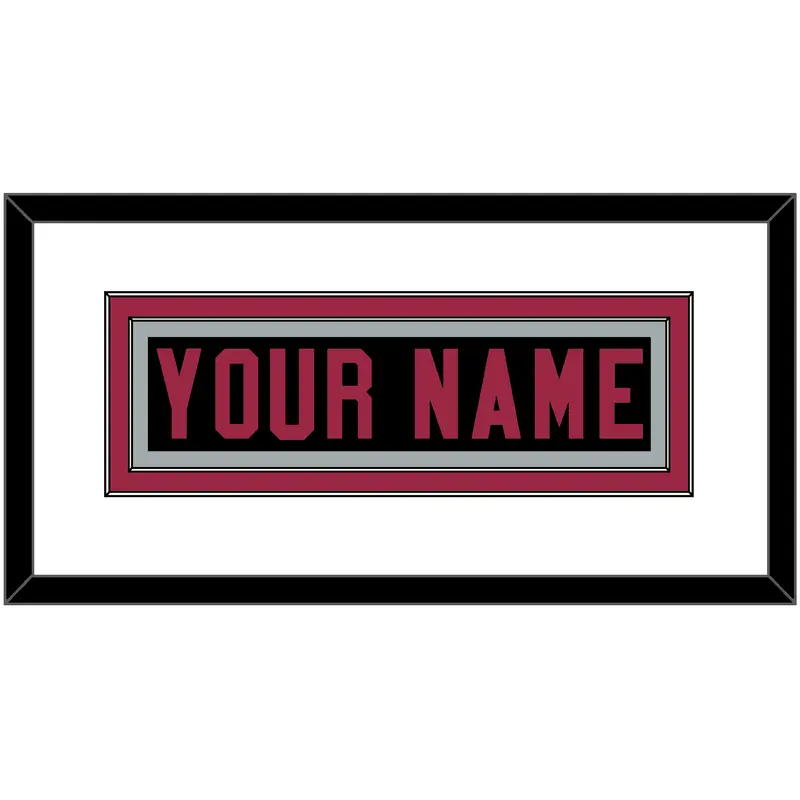 Arizona Nameplate - Alternate Black - Double Mat 1