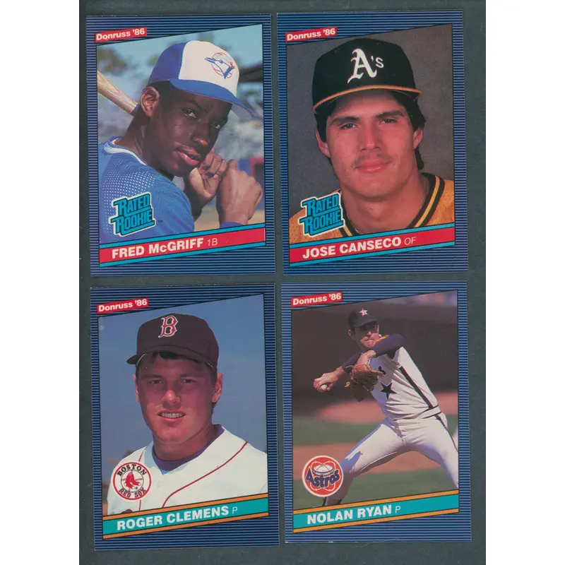 1986 Donruss Baseball Complete Set NM NM/MT (660) (23-40)
