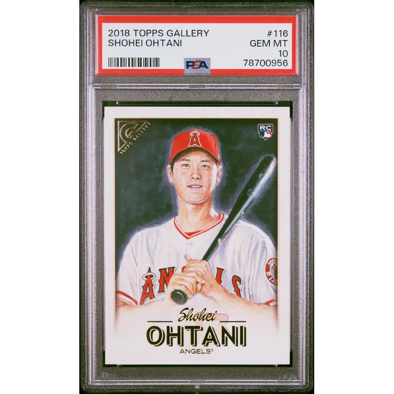 Shohei Ohtani 2018 Topps Gallery #116 PSA 10 Gem Mint