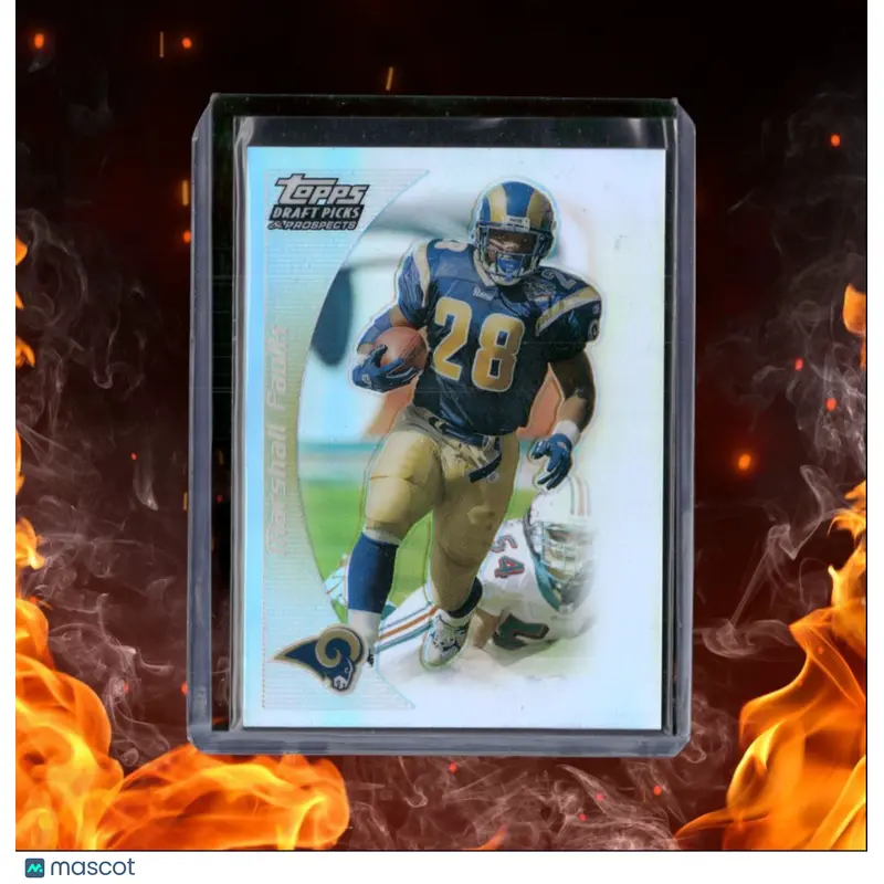 2005 Topps Draft Picks & Prospects Marshall Faulk Chrome Gold Refractors 114/199