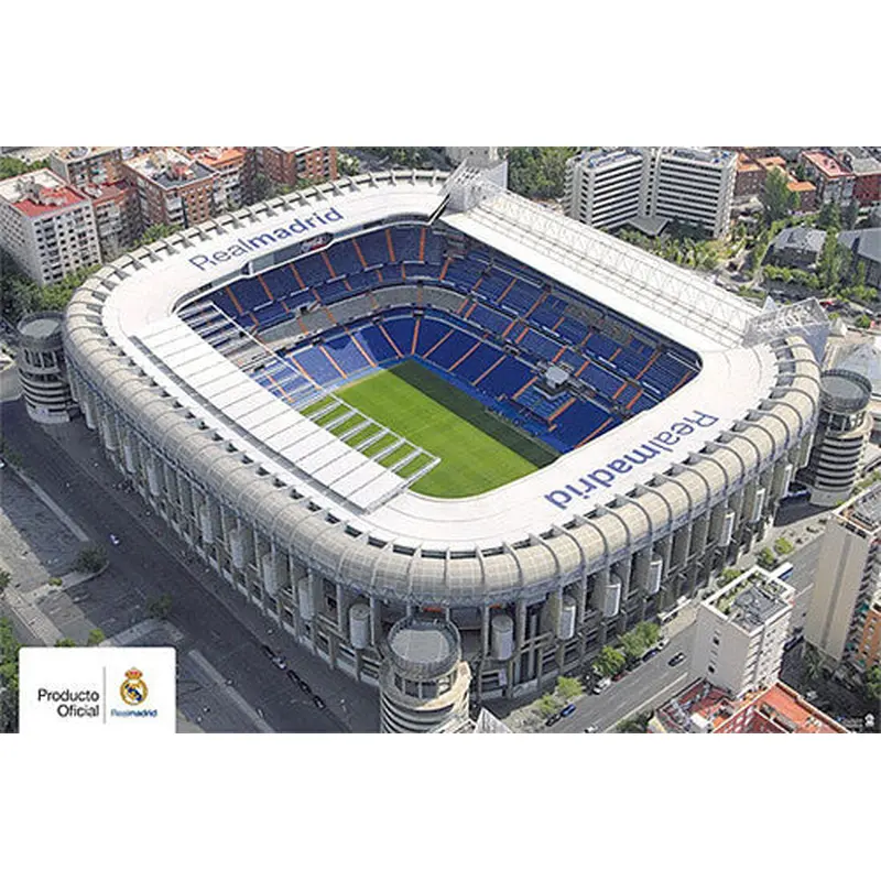 Real Madrid Football Stadium Estadio Santiago Bernabeu Official Poster - G.E. (Spain)