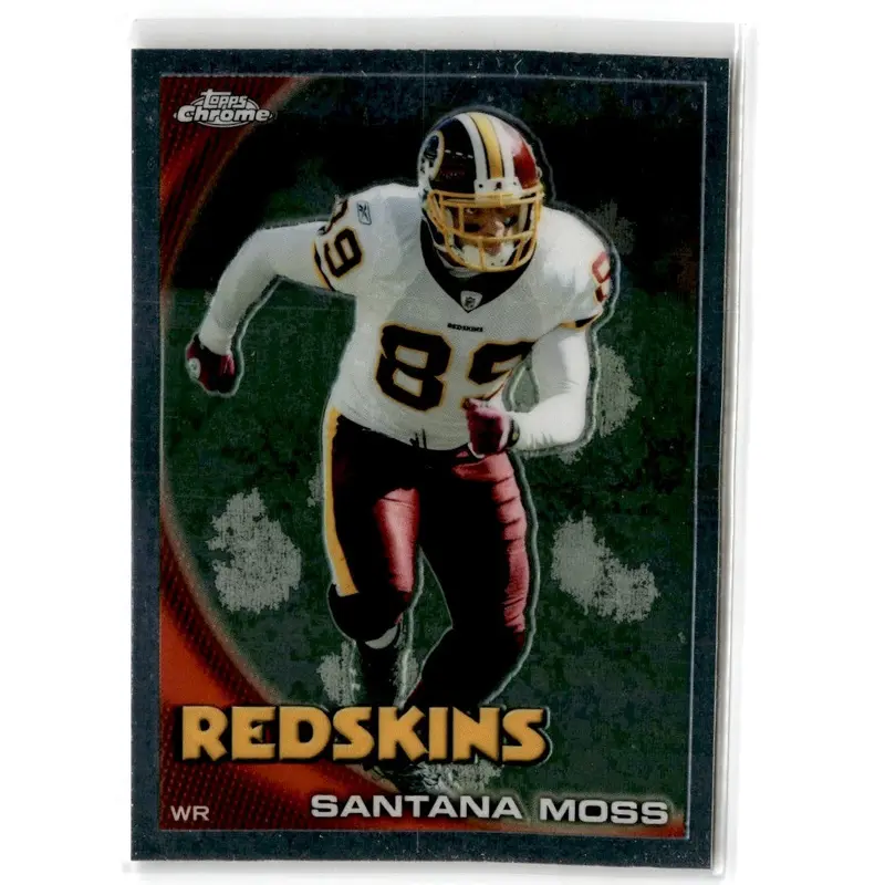 2010 Topps Chrome Refractors Santana Moss #C52