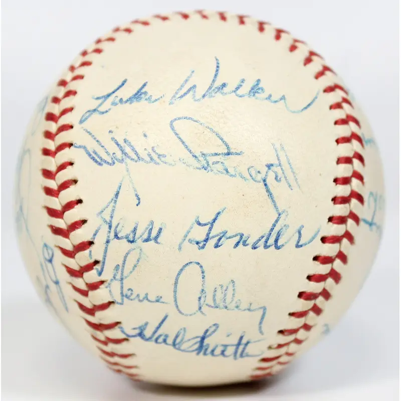 Beautiful 1965 Pittsburgh Pirates Team Signed National League Baseball JSA COA