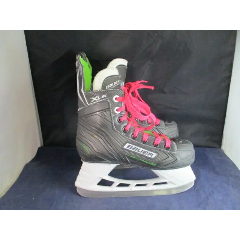 Used Bauer XLS Hockey Skates Size Youth