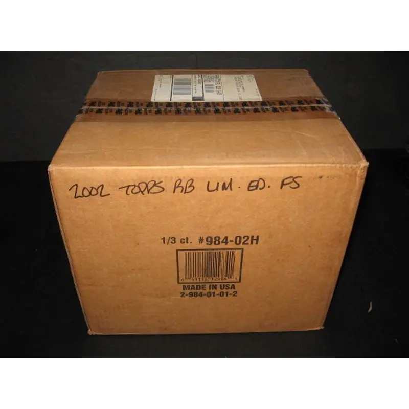 2002 Topps Baseball Limited Edition Factory Set Case (3 Sets)