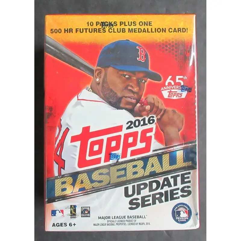2016 Topps Baseball Update Series Blaster Box (10/10 plus Medallion)