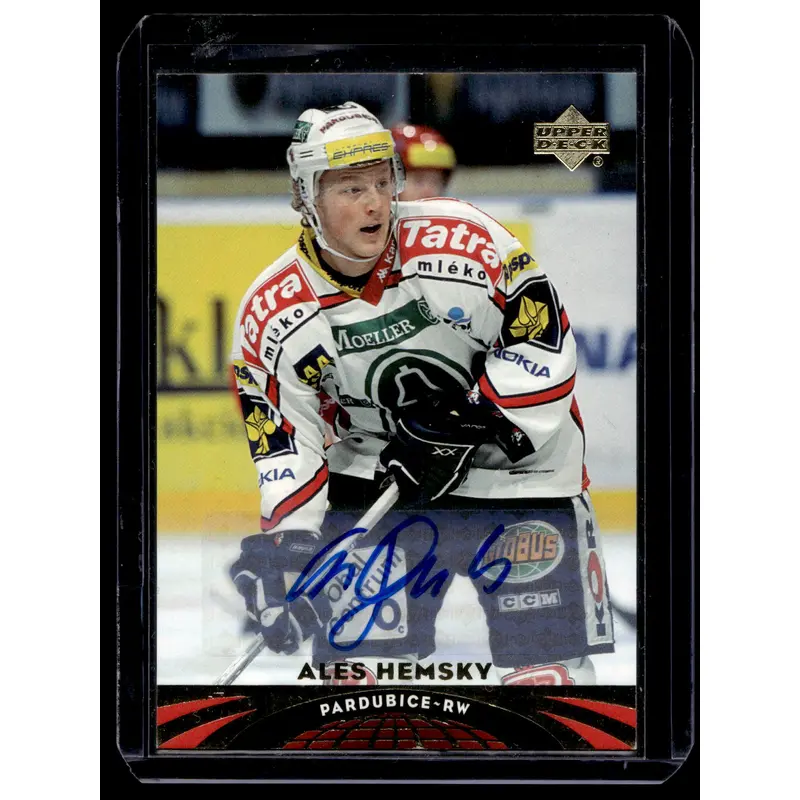 2004-05 Upper Deck All-World Edition - Autographs - Ales Hemsky #4