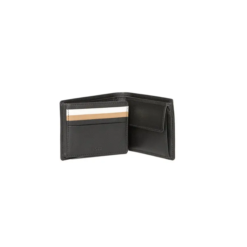 HUGO BOSS WALLET MEN BLACK MAJESTIC S TRIFOLD, 50470817001