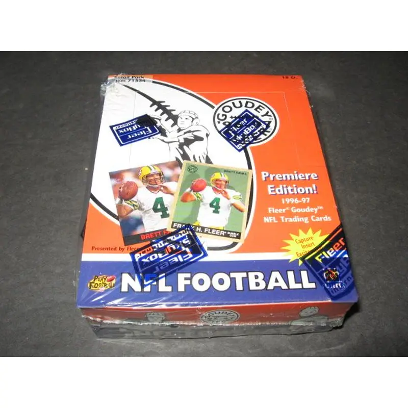 1996 Fleer Goudey Premiere Edition Football Box (Retail)