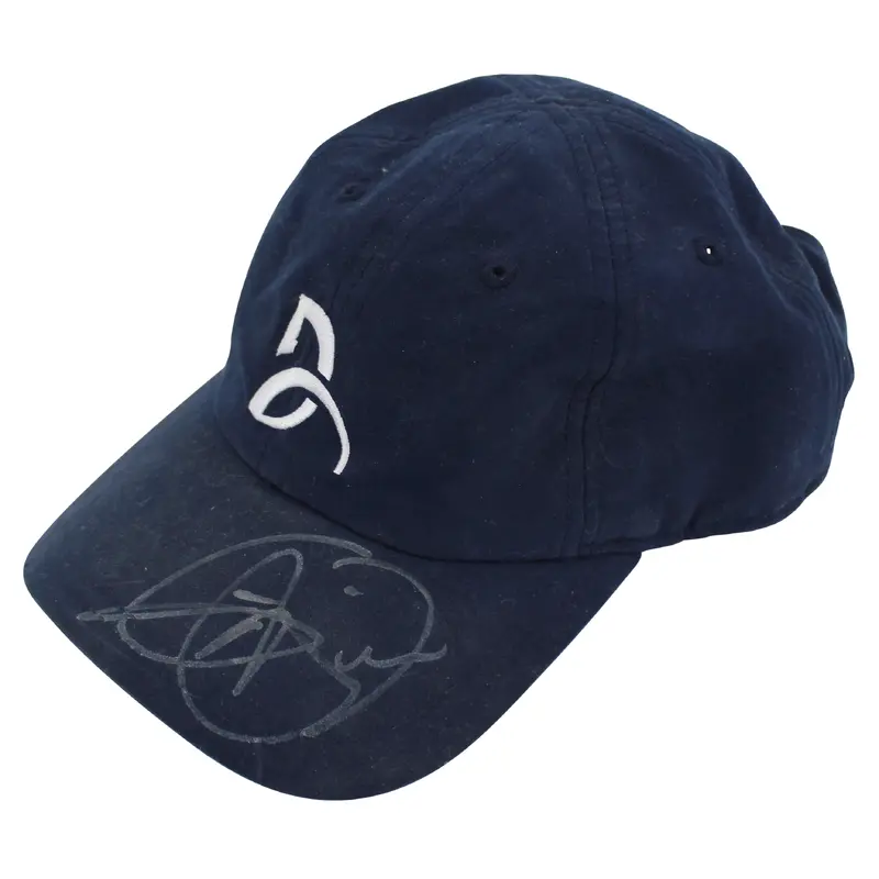 Novak Djokovic Authentic Signed Navy Blue Lacoste Match Used Hat BAS #AB77952