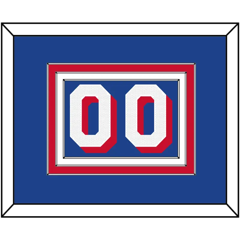 Philadelphia Number - Blue Icon - Triple Mat 2