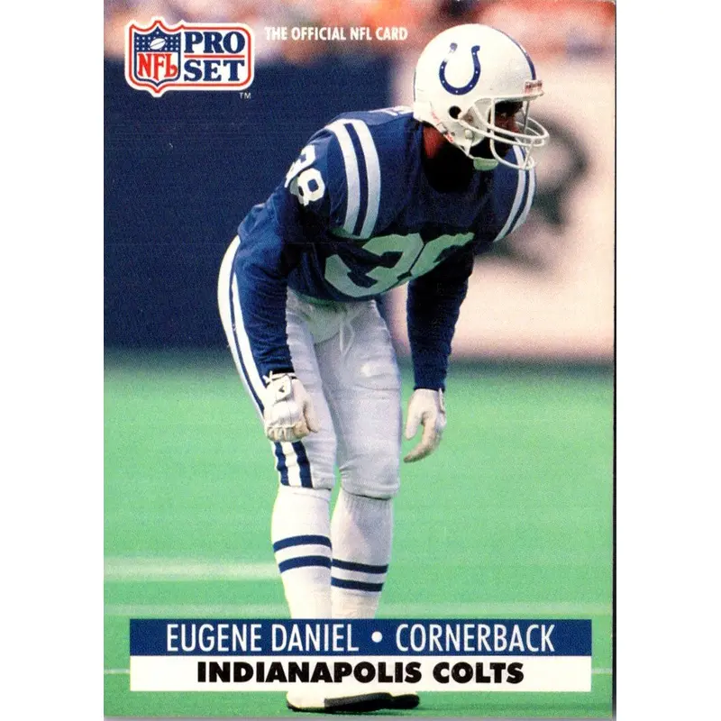 1991 Pro Set Eugene Daniel #526