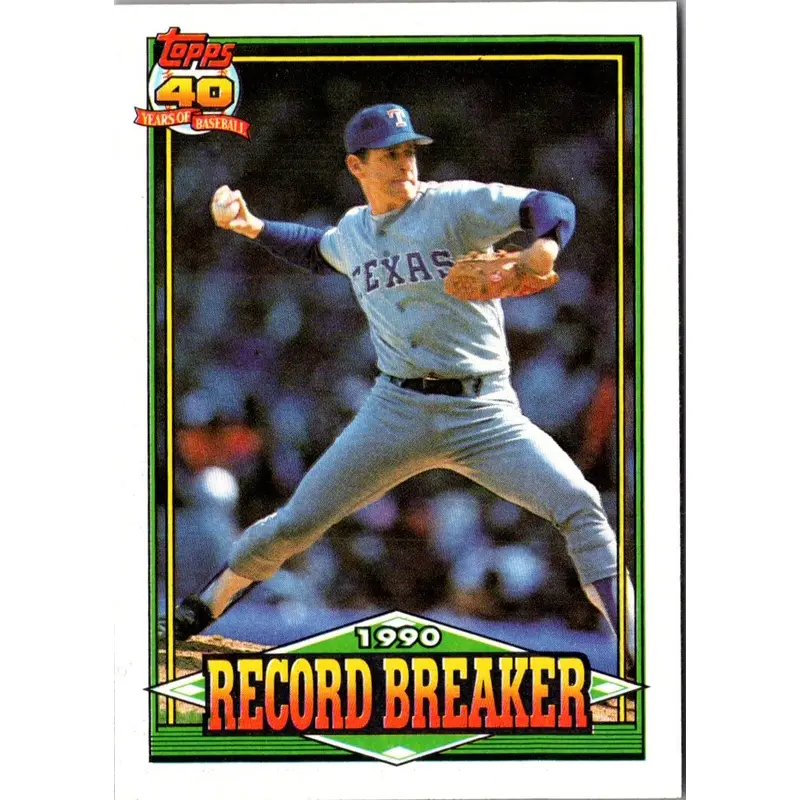 1991 Topps Woolworth Baseball Highlights Nolan Ryan #19