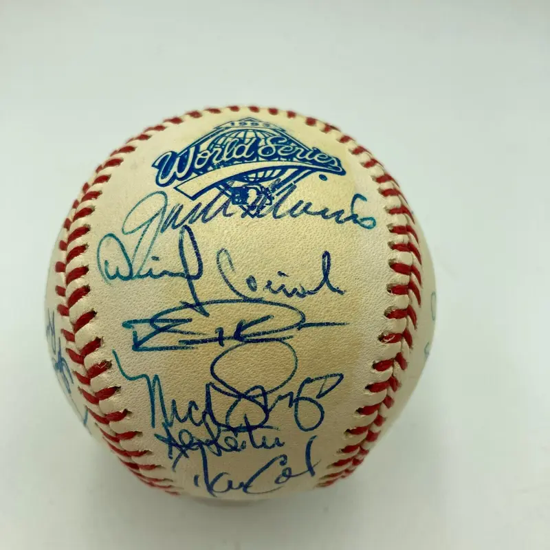 1993 Toronto Blue Jays World Series Champs Team Signed W.S. Baseball JSA COA