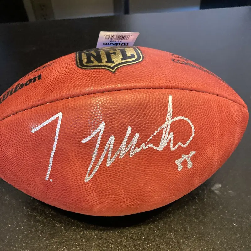 Ty Montgomery Signed Autographed Wilson NFL Football Green Bay Packers JSA COA
