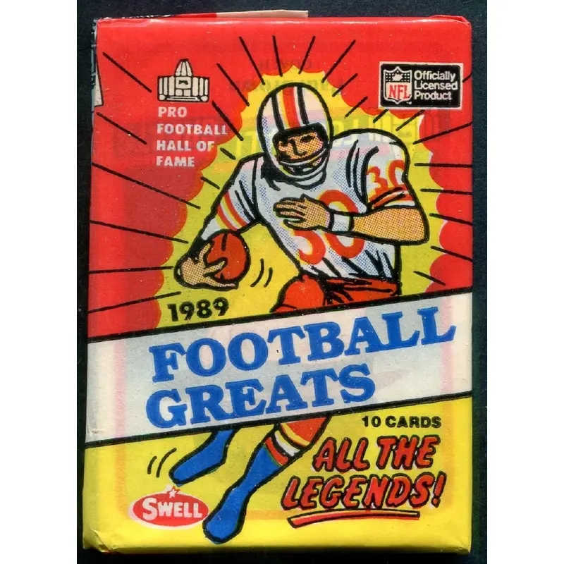 1989 Swell Football Greats Unopened Pack (10)