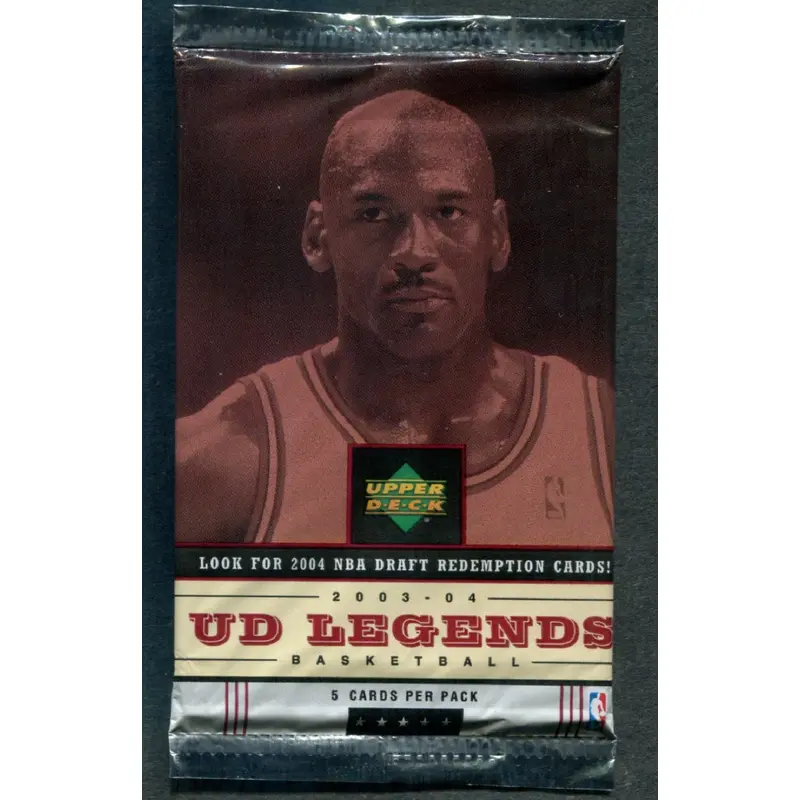 2003/04 Upper Deck UD Legends Basketball Unopened Pack (Hobby)