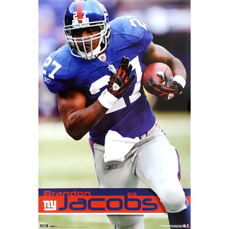 Brandon Jacobs "Power" New York Giants NFL Action Poster - Costacos 2009