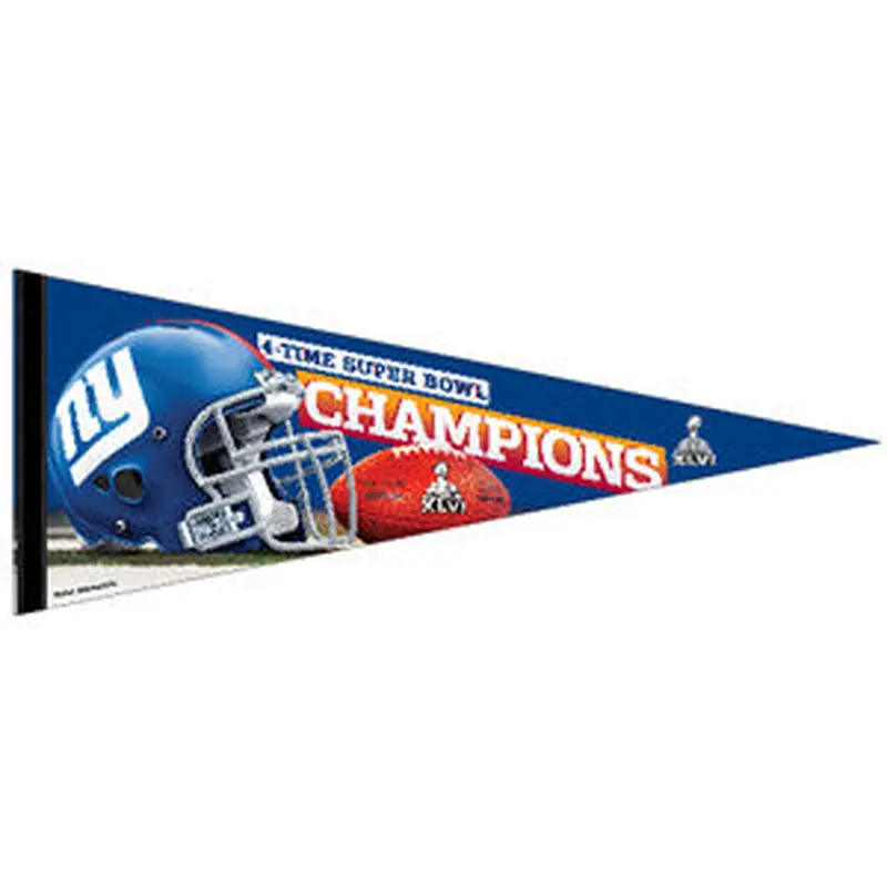 New York Giants Super Bowl Champs XLVI Champs Premium Felt Pennant