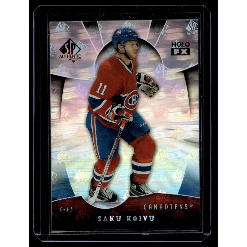 2008-09 Upper Deck SP Authentic - Holo FX - Saku Koivu #FX65