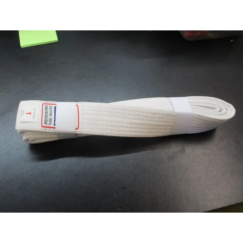 Used MAP2 100% Cotton White Karate Belt Size 1