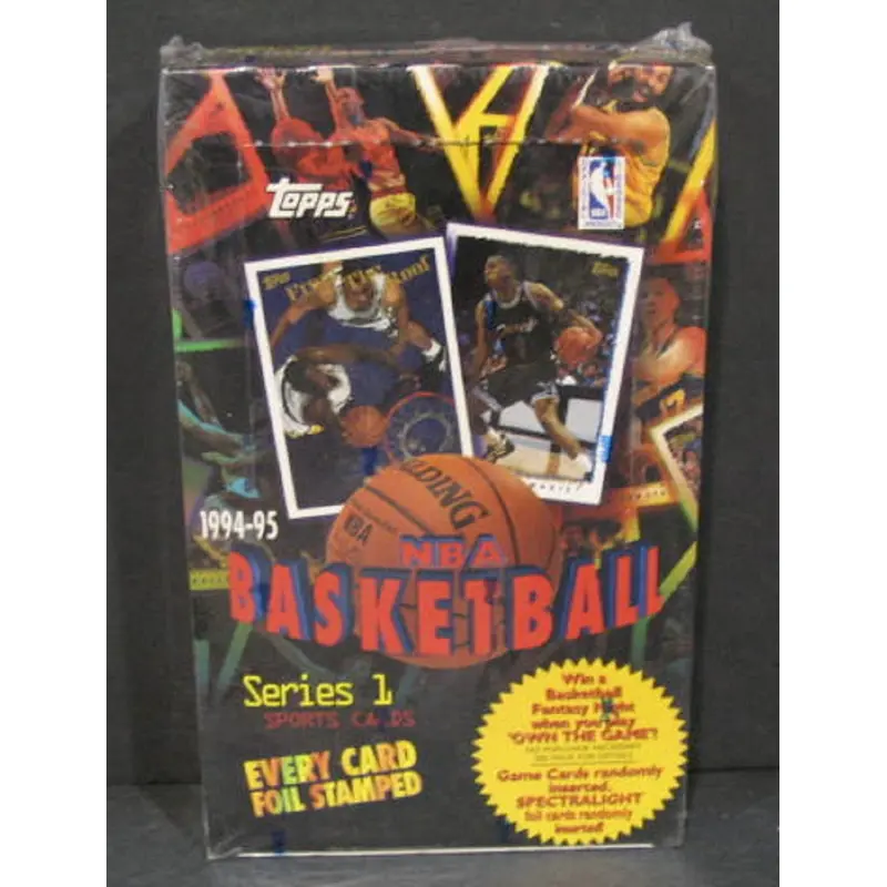 1994/95 Topps Basketball Series 1 Box