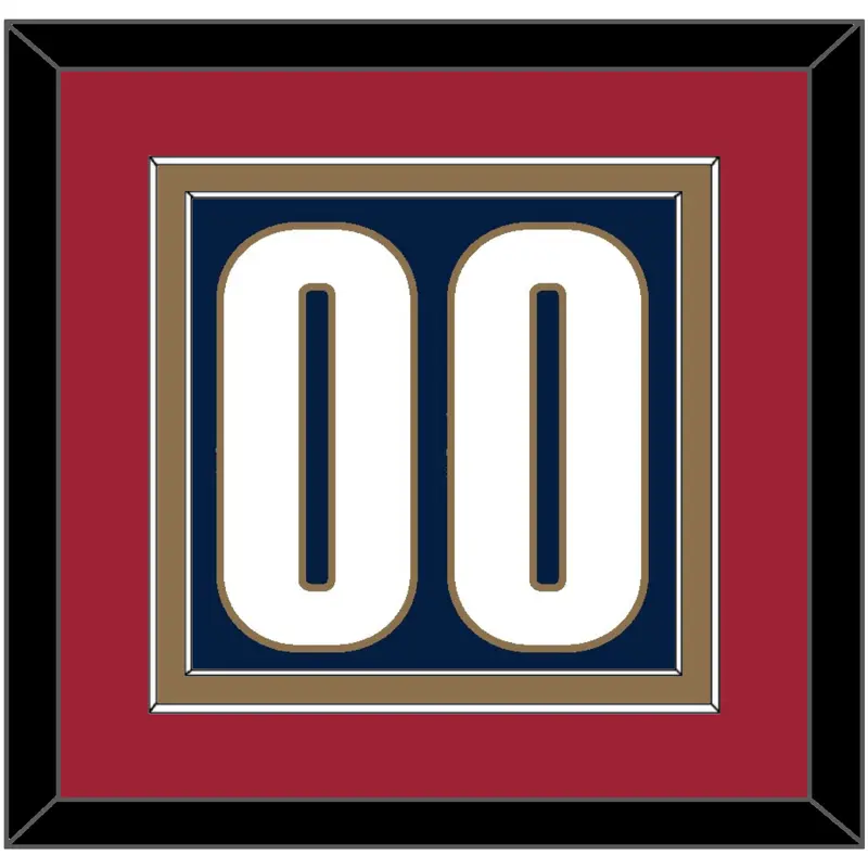 Cleveland Number - Alternate Blue (2005-2010) - Double Mat 2