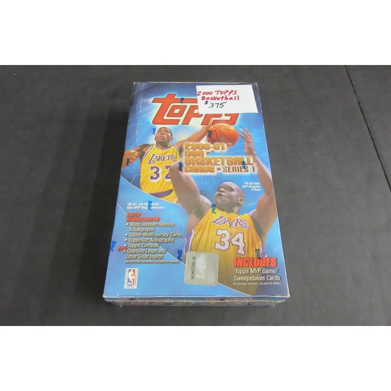 2000/01 Topps Basketball Series 1 Box (Retail) (Read)