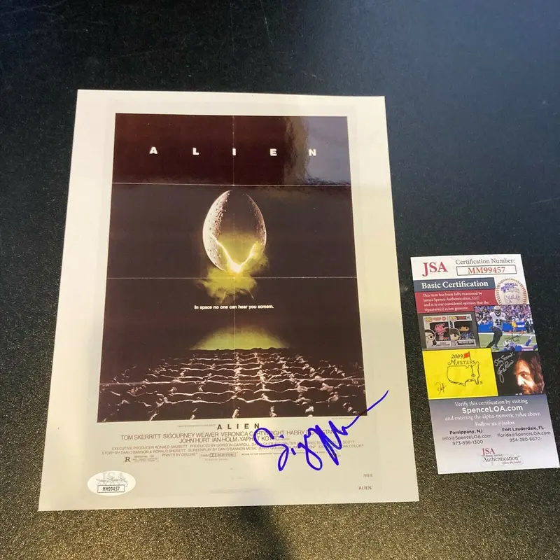 Sigourney Weaver Alien Signed Autographed 8x10 Photo With JSA COA