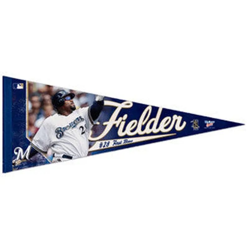 Prince Fielder "Blast" Premium Felt Collector's Pennant LE /1000 - Wincraft Inc.