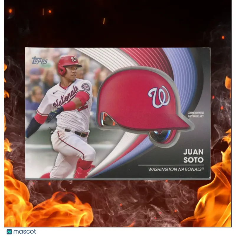 2022 Topps Juan Soto Batting Helmet Commemorative Relic #BH-JS