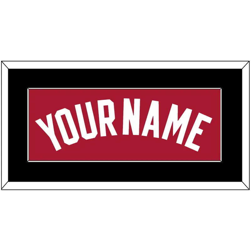 Miami Name - Alternate Red (2001-2008) - Single Mat 2