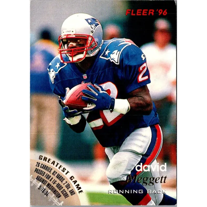 1996 Fleer Dave Meggett #85