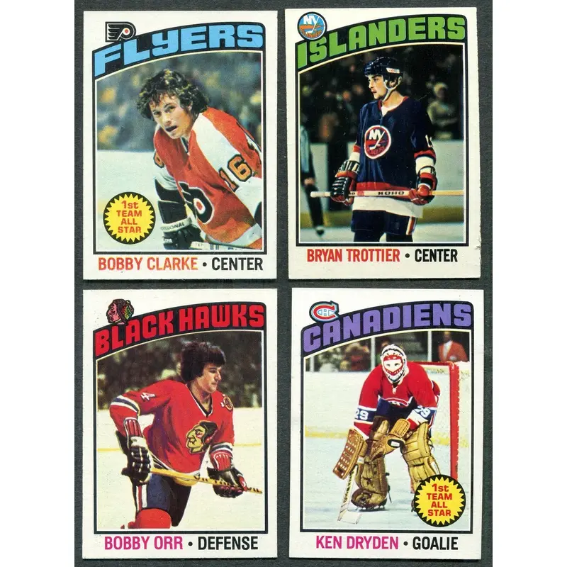 1976/77 Topps Hockey Complete Set EX NM (264) (24-638)