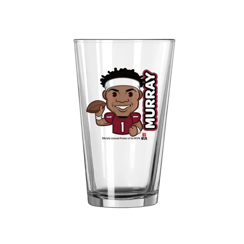 Arizona Cardinals Kyler Murray Caricature 16oz Pint Glass