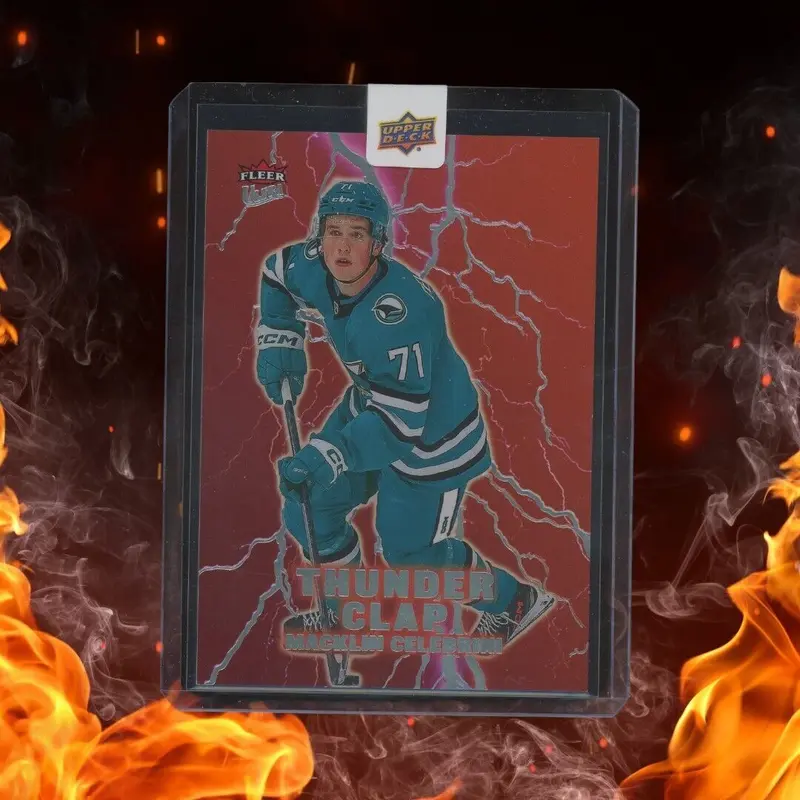 2025 Upper Deck CDD Fleer Ultra MACKLIN CELEBRINI Rookie Thunder Lane /25 Orange