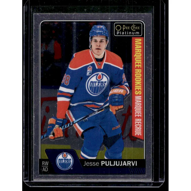 2016-17 Upper Deck OPC Platinum - Marquee Rookies - Jesse Puljujarvi #160 RC