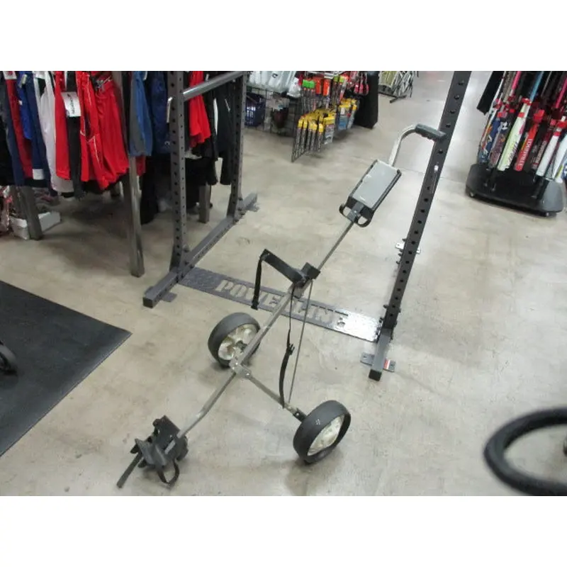 Used Grey Folding Golf Push Cart