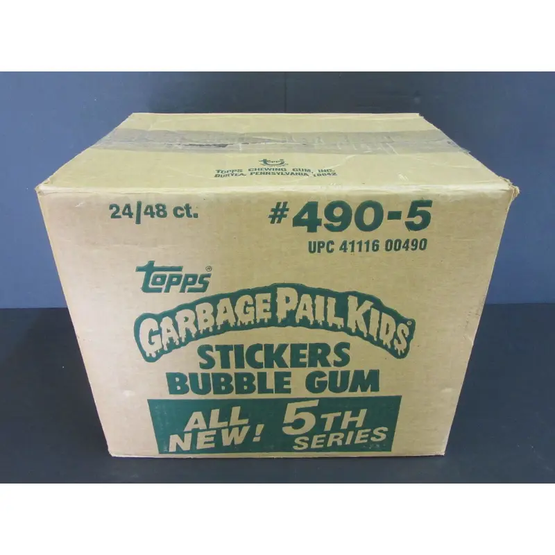 1986 Topps Garbage Pail Kids Series 5 Wax Case