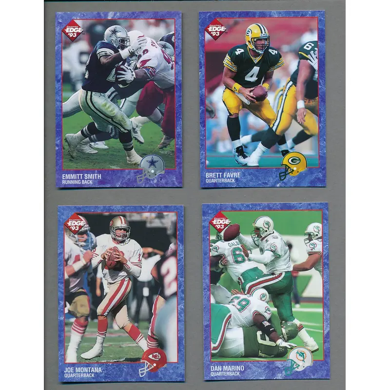 1993 Collector's Edge Football Complete Set (w/ Inserts) (325) NM/MT MT