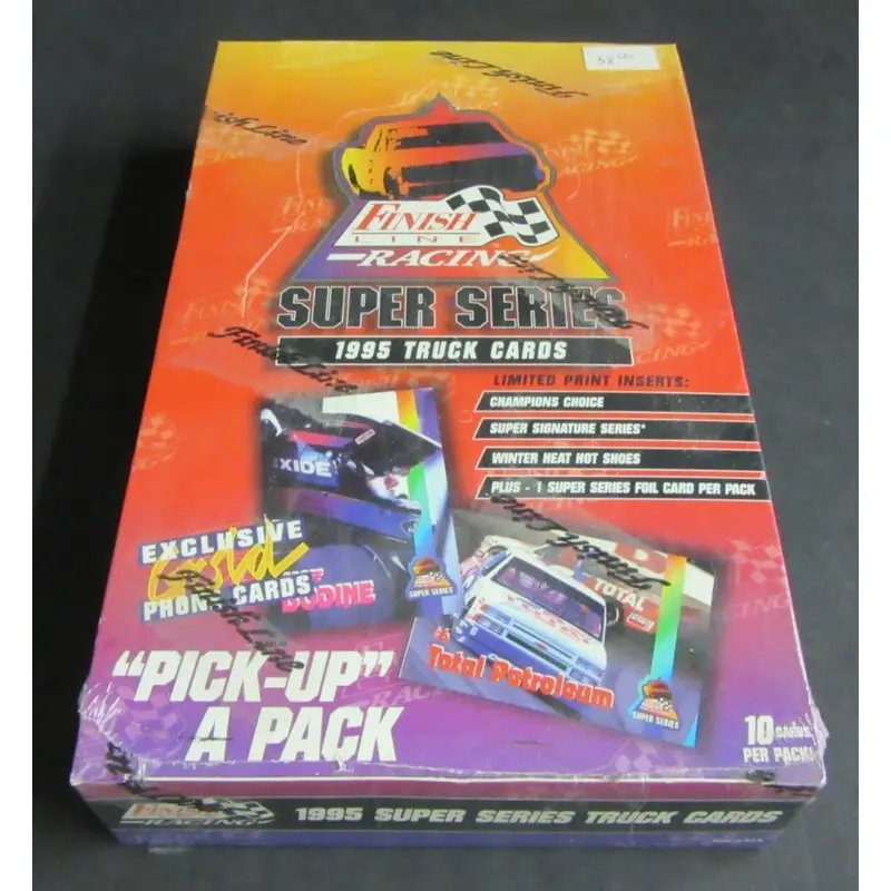 1995 Finish Line Truck Series Racing Race Cards Box (Hobby)