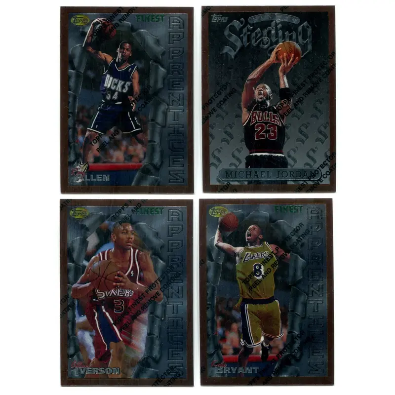 1996/97 Topps Finest Basketball Complete Series 1 Bronze Set (100) NM/MT MT (23-189)